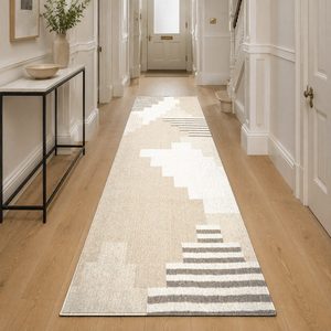 RUGS DEPOT LXDP-0672 Großhandel Mehrfarbiger Neutraler Zeitgenössischer Abstrakter Digital Bedruckter Maschinenwaschbarer Chenille-Teppich Rutschfest - Product Image 5