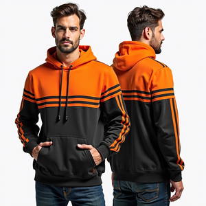 Sudaderas Extra Grandes Personalizadas, Sudaderas Gruesas con Hombros Caídos Sin Cordones para Hombre, Sudaderas con Estampado Sublimado, Moda Urbana - Product Image 6