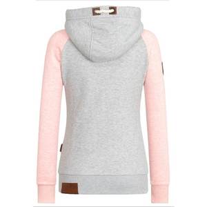 Ventes chaudes de sweats à capuche et de sweat-shirts pour femmes, coton, surdimensionné, couleur unie, logo personnalisé brodé, sweats à capuche unisexes pour femmes - Product Image 6