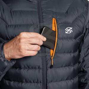 Veste d'hiver matelassée pour homme à porter au quotidien, faible MOQ, avec un rembourrage chaud et des lignes épurées pour un look décontracté intemporel - Product Image 4