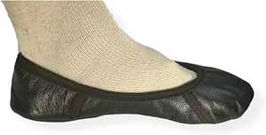 Calcetines Medios de Cuero Genuino de Nuevo Diseño, Unisex, Negros, para Uso en el Hogar, Cocina, Alfombra, Piso y Gimnasio - Product Image 3