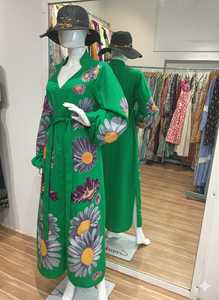 ชุดเดรสแขนยาว ดีไซน์ใหม่ปี 2025 สำหรับผู้หญิง สไตล์มุสลิม สง่างาม เหมาะสำหรับงานปาร์ตี้ งานกลางคืน  ตกแต่งด้วยงานปัก  ชุดเดรสยาวทรงแม็กซี่ คอวี - Product Image 3