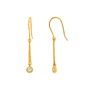 Trending natural stone 925 <b>sterling</b> <b>silver</b> iolite gemstone <b>drop</b> dangle <b>earring</b> for women - Product Image 4