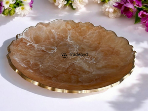 Bandeja de Servir de Resina Premium, Elegante Plato para Decoración del Hogar, Regalos y Entretenimiento Tradebyd - Product Image 4