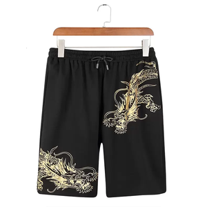 Conjunto deportivo de dos piezas de algodón unisex Camiseta de pantalones cortos de playa para hombre más vendidos Chándal deportivo de verano con logotipo personalizado a precios razonables - Product Image 5