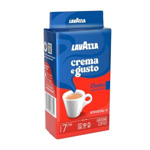 Café moulu Lavazza Crema e Gusto, torréfaction moyenne, mélange Arabica et Robusta, briquet de 8,8 oz (lot de 4) - Product Image 2
