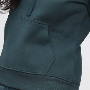 Sweat à capuche pour femme, de haute qualité, en polaire doux, uni, chaud, décontracté, streetwear, pour l'hiver - Product Image 6