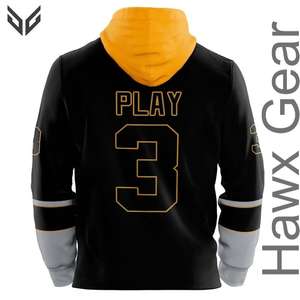 ODM vente en gros pull à capuche léger à séchage rapide pour hommes impression de mode hiver doublure en tissu polaire solide brodé pour - Product Image 4