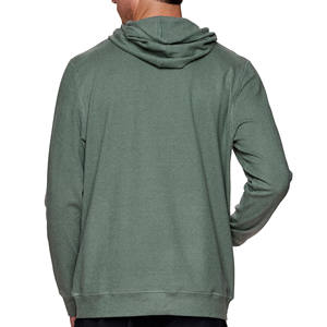 เสื้อฮู้ดมีซิปแบบสวมหัวผ้าคอตตอนพิมพ์โลโก้ทรงบ็อกซี่ฟิตแบบกำหนดเอง - Product Image 6