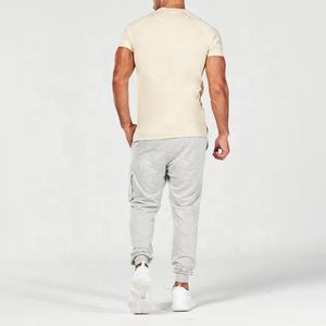 2025 personnalisé entraînement athlétique Gym t-shirts pour hommes séchage rapide 100% coton biologique à manches courtes lettre vente chaude couleur unie - Product Image 4