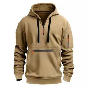 Men's Premium 100% Cotton Pullover Sweatshirt 350gsm Oversized Hoodie Eco-friendly Plain Dyed for <b>Winter</b> - Product Image 3