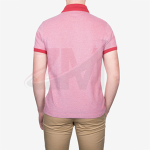 Camiseta de golf transpirable de algodón para hombre, con logo personalizado impreso, manga corta, corte ajustado, servicio OEM para hombres. - Product Image 3
