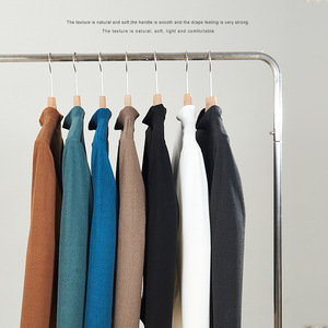 Capa térmica básica para hombre con logotipo personalizado OEM, cuello alto, forro polar cepillado, manga larga, calidez para invierno, ropa interior y exterior, cuello de tortuga - Product Image 4