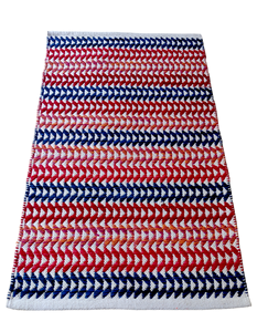 Alfombras de corredor de área abstracta de alta calidad de tamaño personalizado hechas a mano, alfombras de algodón tejidas coloridas para el hogar, sala de estar, coche lavable - Product Image 4