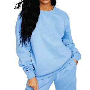 Conjunto de sudadera y joggers de gran tamaño azul de alta calidad personalizado, ropa de abrigo de invierno para hombre con característica transpirable tejida con puños - Product Image 2