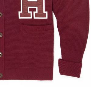 Suéter Cárdigan Informal de Invierno con Logotipos Personalizados, Diseño de Parches Bordados con Patrones de Hermandades a la Moda - Product Image 6