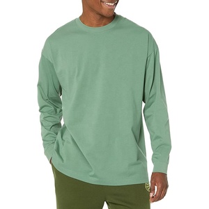 T Shirt For Men Cotton <b>Long</b> <b>Sleeve</b> T-shirts Solid Color Men's Clothing Full Length <b>Sleeve</b> For Spring And Autumn <b>Undershirts</b> - Product Image 1