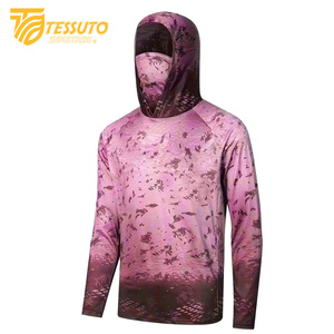 <b>Fishing</b> Wear T-shirt for Men Quick-Drying Breathable Long-Sleeved <b>Fishing</b> Shirts Custom Design Camo <b>Mask</b> <b>Fishing</b> Hoodie - Product Image 5