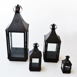 ร้อนขายที่นิยมมากที่สุดตกแต่งโคมไฟโลหะสำหรับผู้ถือเทียนตกแต่งงานแต่งงาน Centerpieces เชิงเทียนโคมไฟ - Product Image 3