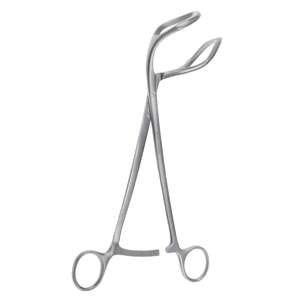 Somer Uterine Forceps Instrumento quirúrgico de Ginecología de acero inoxidable Herramienta de abrazadera médica de alta calidad fabricada por Shu & Co - Product Image 1
