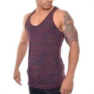Chemises sans manches personnalisées à séchage rapide Vêtements pour hommes T-shirt de course à pied et de gymnastique d'été Gilet de musculation Débardeurs de fitness - Product Image 3