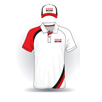 2025 Unisex de secado rápido ligero 100% poliéster Polo de fútbol logotipo personalizado impreso al por mayor diseño superior Golf deportes Top