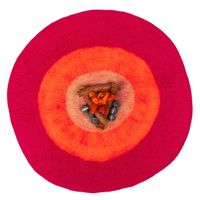 Meilleur ensemble de jouets éducatifs DIY en feutre fait main sur le thème de la nature de l'Himalaya, avec design feu de camp, bûches, pierres et braises