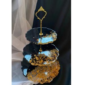 Servidor de pasteles y cupcakes de calidad superior Artículo de utensilios de cocina y utensilios para hornear Soportes para pasteles de 2 niveles de alto estándar a bajo precio - Product Image 4