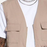 Gilet de pêche pour homme, coupe-vent, respirant, léger, imperméable, écologique, séchage rapide, toile, vêtements de sport d'extérieur multi-usages