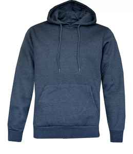 Sweat à capuche hip-hop sur mesure en coton de couleur unie, Streetwear pour hommes, coupe ajustée régulière, sweatshirts à capuche pour hommes, au prix de gros - Product Image 3