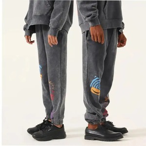 เสื้อกันหนาวผู้ชายผ้า100% แนววินเทจหลากสีผ้าคอตตอนสีพื้นทันสมัยออกแบบโลโก้ได้ตามต้องการ - Product Image 5