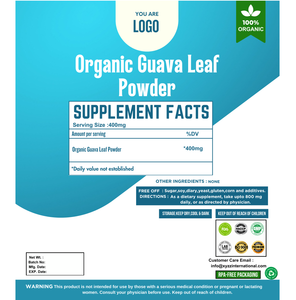 Exportación directa Proveedores indios Polvo de hoja de guayaba salvaje orgánico Premium Muebles elegantes Uso Hoja de guayaba seca orgánica Premium - Product Image 2