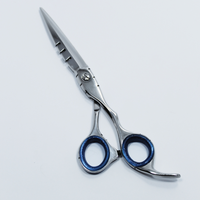 Ciseaux de barbier professionnels de haute qualité, finition polie en acier à haute teneur en carbone, emballage personnalisé, logo personnalisé, sur mesure