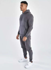 Survêtement à glissière en polaire technique personnalisé pour hommes, nouveauté, équipement de jogging surdimensionné, équipement de football imprimé avec logo, vente en gros de vêtements de sport - Product Image 6