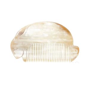 Peine de cuerno de lujo, respetuoso con el medio ambiente, duradero, herramienta hecha a mano, acabado liso pulido, hecho de cuerno, perfecto para el cuidado y el cuidado del cabello - Product Image 3