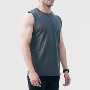 Camisetas sin mangas OEM para hombre, ropa de gimnasio, Camisa sin mangas de alta calidad, camisetas sin mangas de algodón para entrenamiento de culturismo muscular - Product Image 3
