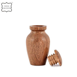 Venta al por mayor de urna de cremación de madera funeraria Gran Venta de tarro de cremación de madera para cenizas humanas y de mascotas para uso de adultos y Mascotas - Product Image 2