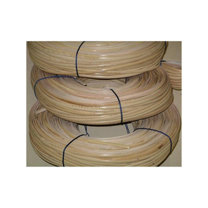 แกนหวายฟอกขาวธรรมชาติและสีขาว แกนหวายวงรีฟอกขาว - แกนหวายมาตรฐานคุณภาพสูงสุดเพื่อการส่งออก - Product Image 1