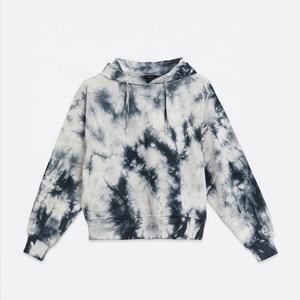 Sweat à capuche surdimensionné vierge personnalisé uni Femmes Dames Tie Dip Dye Streetwear Sweat à capuche Sweats à capuche - Product Image 2