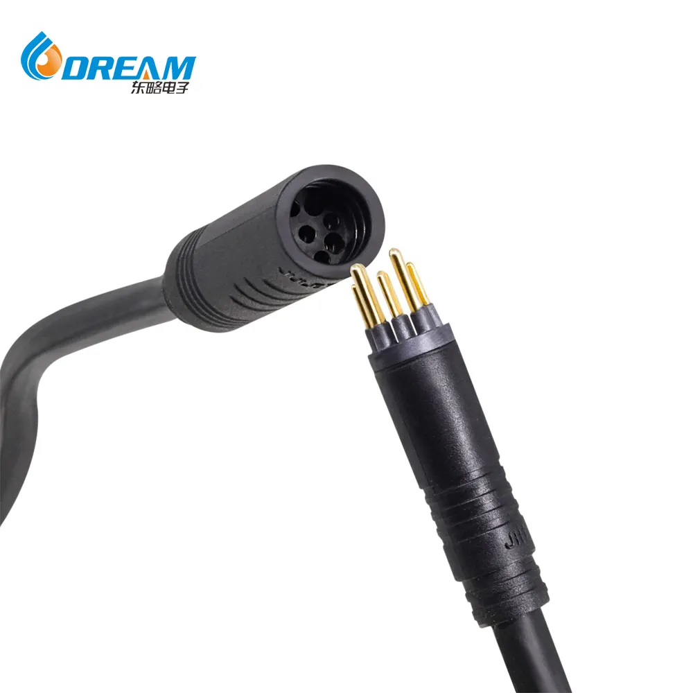 Factory E-BIKE Electric Bicycle Waterproof 3+6 Pin Motor Connector Extend Cable Male OR Female Motor Cable 3+6 Pin Connector