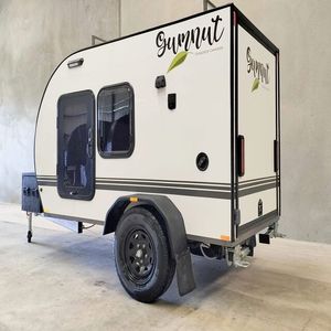 Mini remolque de viaje todoterreno de aluminio de alta calidad cocina de lujo ligero 4x4 RV Teardrop Camper Caravan Camping 4 personas - Product Image 5