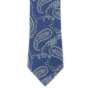 Corbata de Seda con Diseño Paisley en Azul Marino Pristine para Hombre de Michael Kors, Talla Regular - Product Image 2