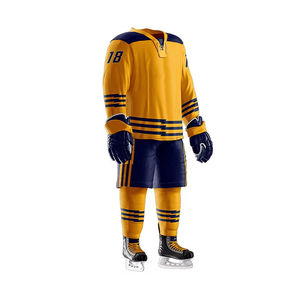 Nouveaux ensembles de vêtements de sport de hockey sur glace de qualité supérieure, dernier design, confortables, séchage rapide, faible MOQ, ensembles d'équipe personnalisés, service OEM - Product Image 3