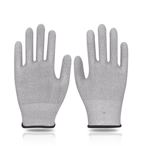 Gants de thérapie conducteurs en coton/spandex, compatibles écran tactile, détection d'aiguilles, usage quotidien, électrothérapie DDS, massage par impulsions, longueur poignet - Product Image 5