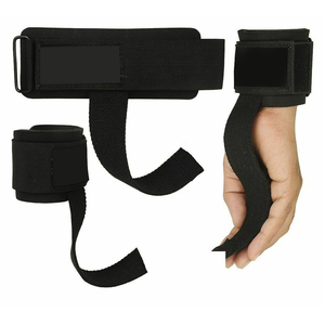 Sangles antidérapantes rembourrées en Polyester et néoprène pour le levage de puissance, la musculation, le levage lourd et la musculation - Product Image 1