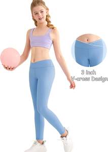 Leggings para Niños, Mezcla de Algodón de Primera Calidad, Tejido de Punto, Secado Rápido, Impermeables, Transpirables, Largos, Dulces, Escolares, Casuales, de Fábrica - Product Image 6