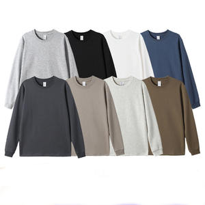 เสื้อสเวตเชิ้ตคอกลมผ้าฟลีซคอตตอน 100% ทรงปกติสำหรับผู้ชาย แบรนด์สั่งทำพิเศษ - ระบายอากาศได้ดีและเป็นมิตรกับสิ่งแวดล้อม - Product Image 1