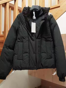 Chaqueta de Plumón Personalizada para Hombre, Ligera, Rellena de Poliéster, Tejido de Lana Transpirable, Cuello Alto, Cálida para Invierno, Uso Formal - Product Image 6