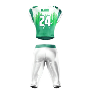 Pakistan Made Adult Unisex American <b>Football</b> Jersey Set 100% Polyester Digital Printed Sleeveless Drawstring Closure Custom Team - Product Image 6
