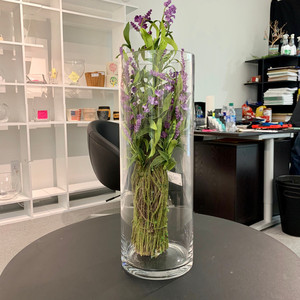 VCY0616 - Cylinder Glass <b>Vase</b> - 6 x 16 - Product Image 2